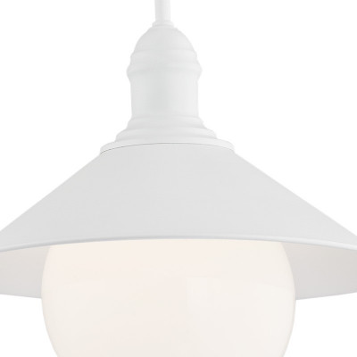 Garden outdoor pendant lamp ERBA BIS white IP44 Argon