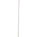 Sufitowa lampa wisząca LONGIS II transparentny szklany klosz, przewód biały KASPA