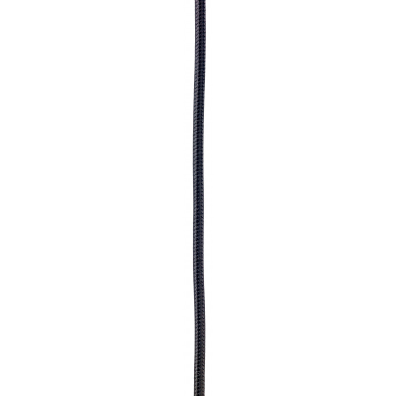 Sufitowa lampa wisząca LONGIS II transparentny szklany klosz, przewód czarny KASPA