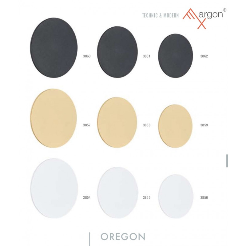 Wall lamp / sconce OREGON L black ARGON