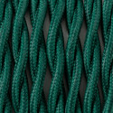 Twisted electric cable covered by polyster 19 pine forest 2x1x0.75