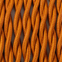 Kabel skręcany w oplocie poliestrowym 33 miedziany brąz 2x1x0.75 Kolorowe Kable