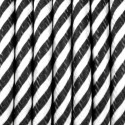 Round electric cable covered by polyester 34 narrow streamer black and white 2x0.75