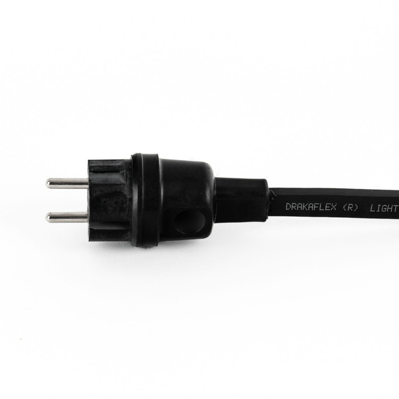 Plug for festoon garlands 230V 16A IP44 for flat cable