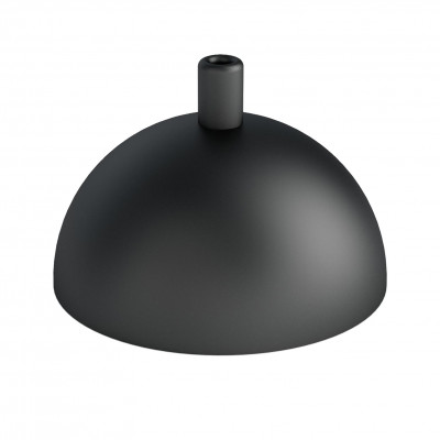 Hemisphere metal ceiling cover - black structural