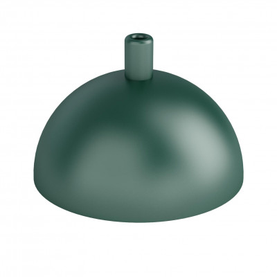 Hemisphere metal ceiling cover - dark green structural