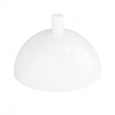 Hemisphere metal ceiling cover - white