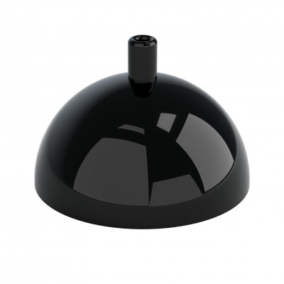 Hemisphere metal ceiling cover - black