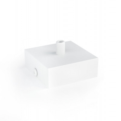 Hemisphere metal ceiling cover - white structural