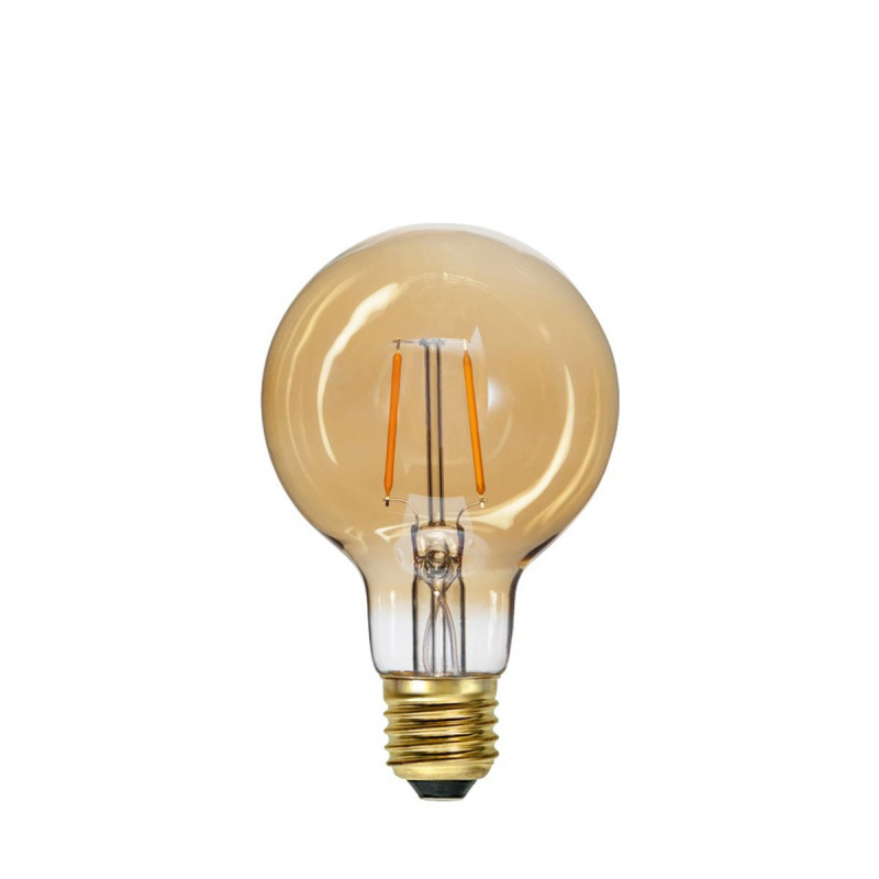 LED LAMP E27 G80 PLAIN AMBER Star Trading