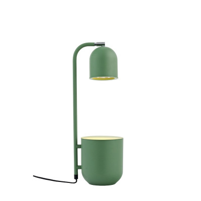 BOTANICA mint lamp with a flower pot, standing lamp for the table and desk KASPA