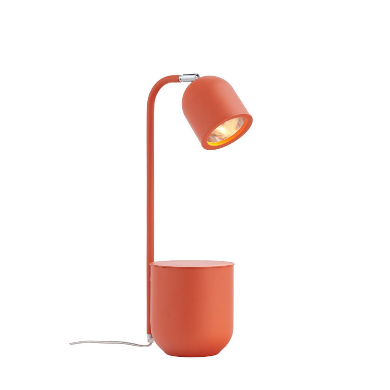 BOTANICA coral lamp with a flower pot, standing lamp for the table and desk KASPA