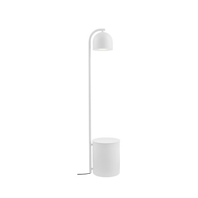BOTANICA XL biała lampa podłogowa z donicą, lampa stojąca KASPA