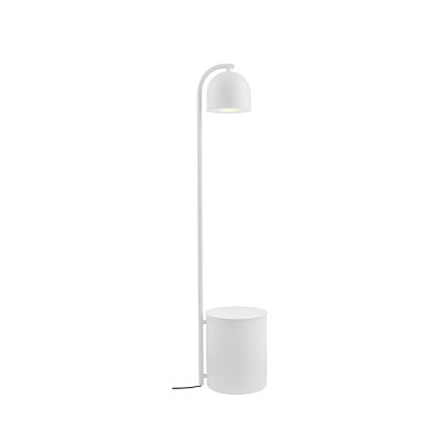 BOTANICA XL white floor lamp with flower pot, floor lamp KASPA