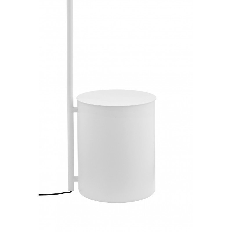 BOTANICA XL biała lampa podłogowa z donicą, lampa stojąca KASPA