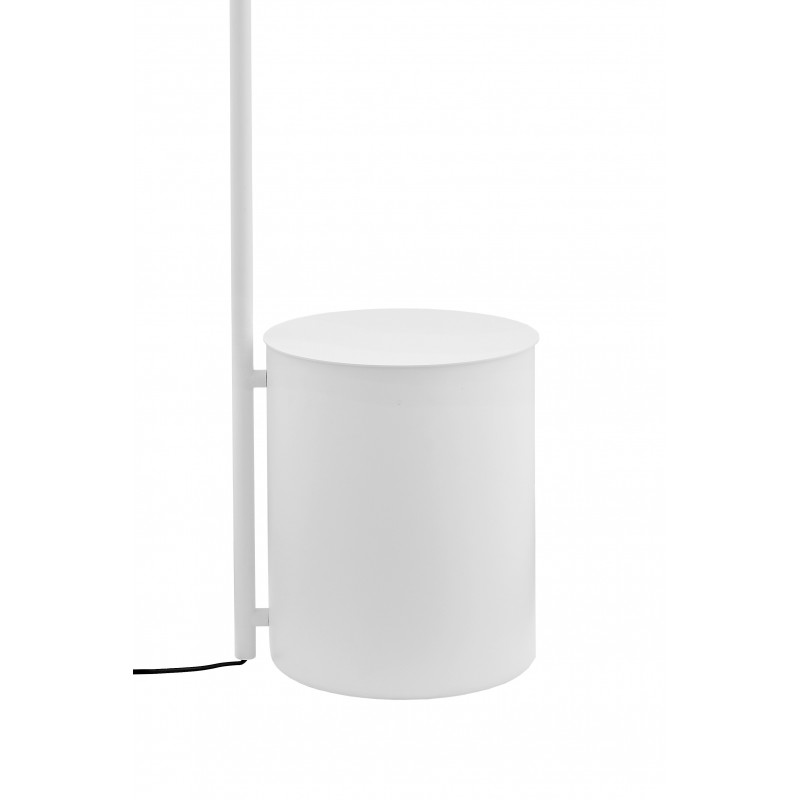 BOTANICA XL white floor lamp with flower pot, floor lamp KASPA