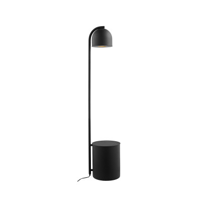 BOTANICA XL czarna lampa podłogowa z donicą, lampa stojąca KASPA