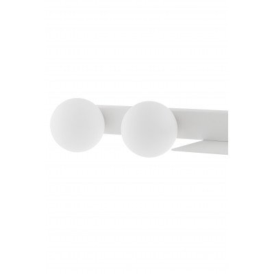 BOTANICA DECO white wall lamp with shelf KASPA