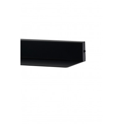 BOTANICA DECO black wall lamp with shelf KASPA