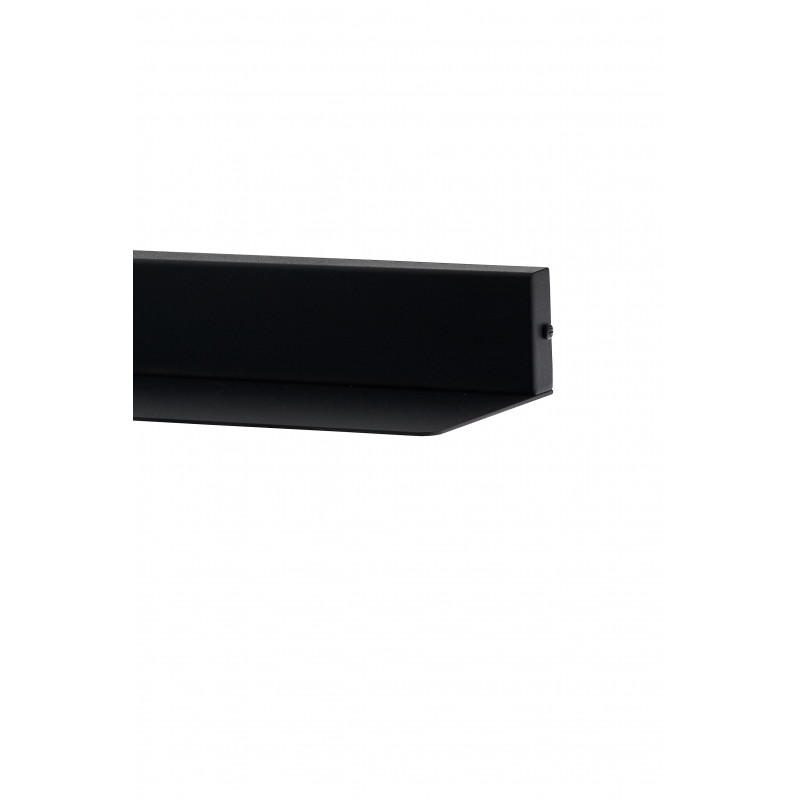 BOTANICA DECO black wall lamp with shelf KASPA