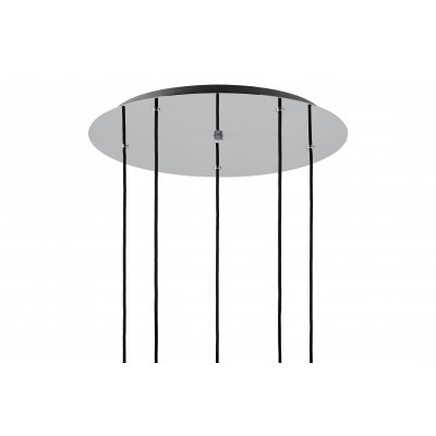 Longis plafond 5 Pendant Lamp Chrome KASPA