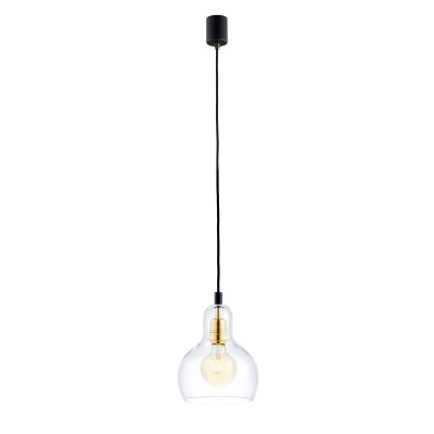 Ceiling lamp Longis I Gold black wire KASPA