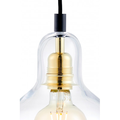 Ceiling lamp Longis I Gold black wire KASPA