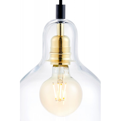 Ceiling lamp Longis I Gold black wire KASPA