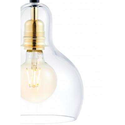 Ceiling lamp Longis I Gold black wire KASPA