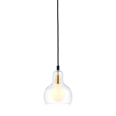 Sufitowa lampa wisząca Longis I Gold przewód czarny KASPA