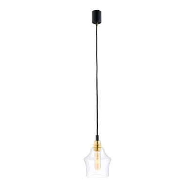 Ceiling lamp Longis I Gold black wire KASPA