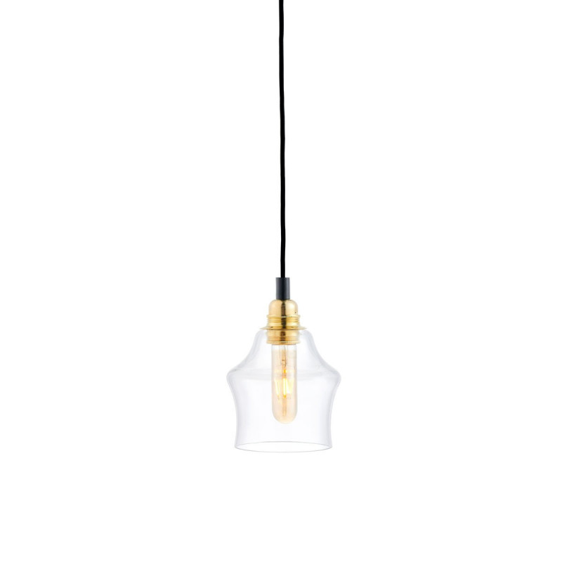 Ceiling lamp Longis I Gold black wire KASPA