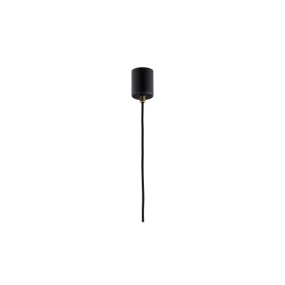 Sufitowa lampa wisząca Longis II Gold przewód czarny KASPA