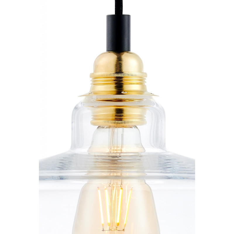 Ceiling lamp Longis III Gold black wire KASPA