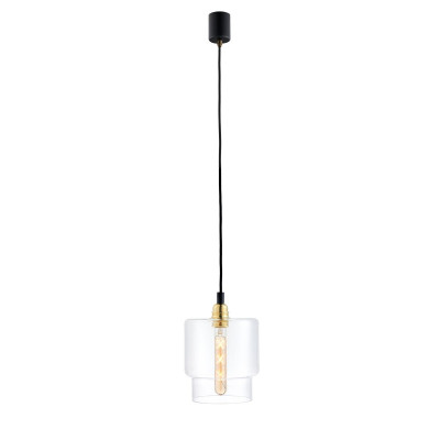 Ceiling lamp Longis IV Gold black wire KASPA