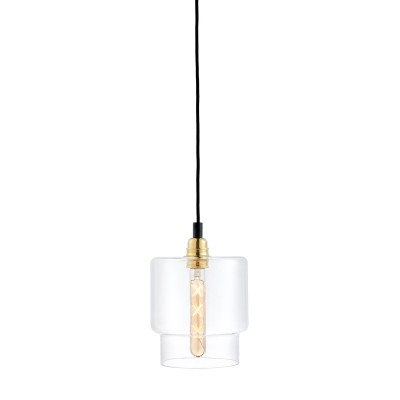 Ceiling lamp Longis IV Gold black wire KASPA