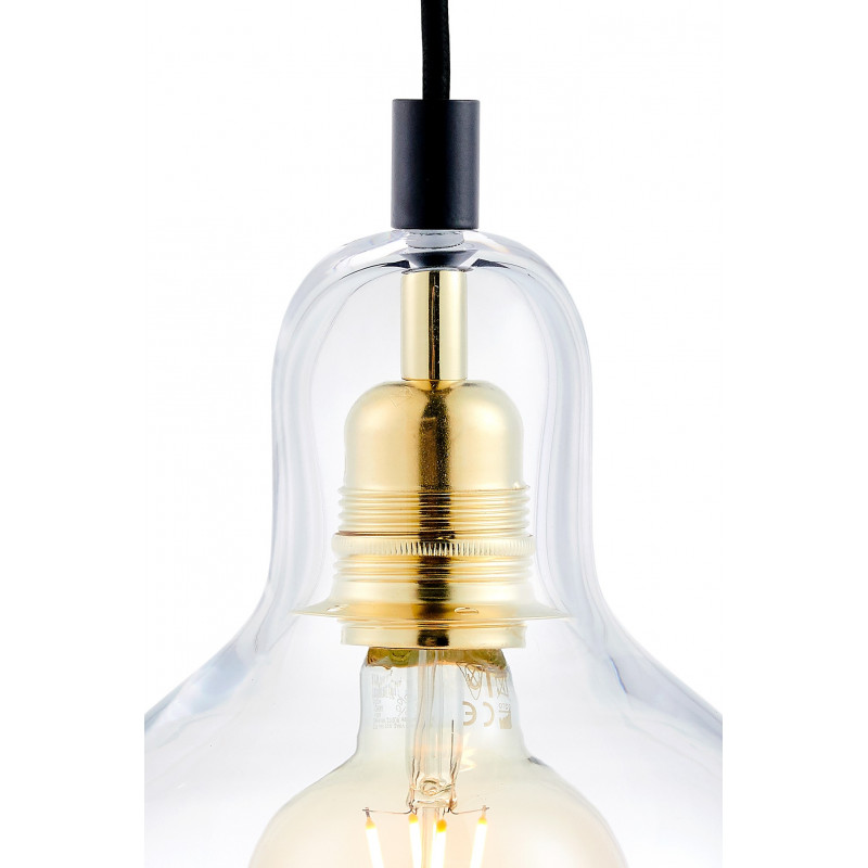 Longis Listwa 3 Pendant Light Rail Black KASPA
