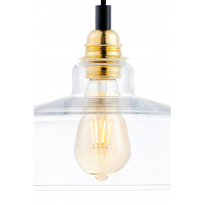 Longis Listwa 3 Pendant Light Rail Black KASPA
