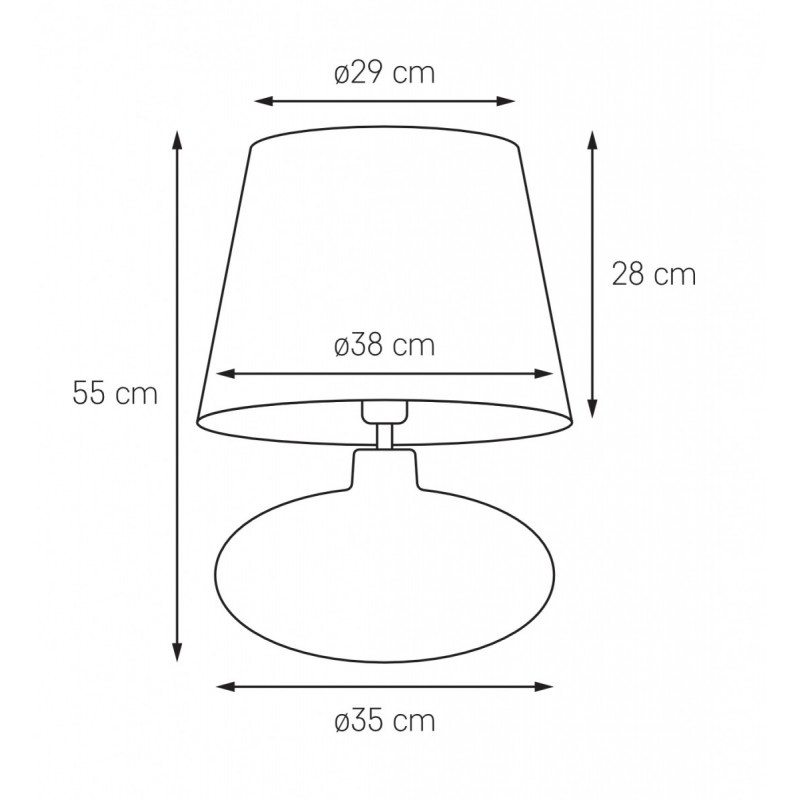Floor lamp SAWA VELVET golden velvet lampshade on a transparent glass base with chrome accessories KASPA