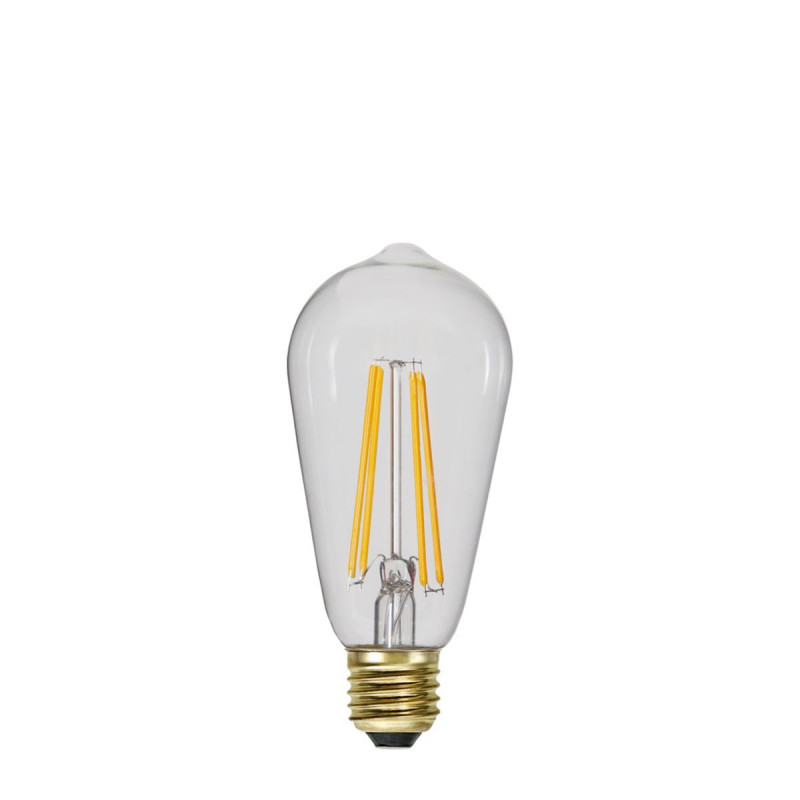 SOFT GLOW 3 power levels, decorative LED ST64 6.5W 2100K bulb Star Trading