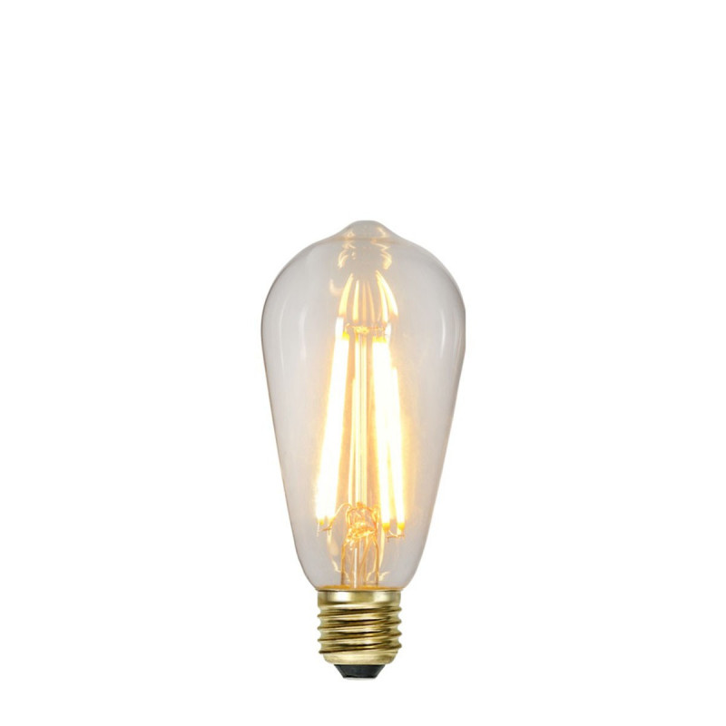 SOFT GLOW 3 power levels, decorative LED ST64 6.5W 2100K bulb Star Trading