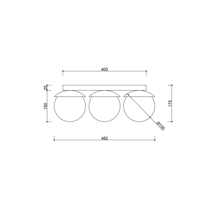 KUUL B ceiling lamp / plafond