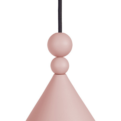 Pink pendant lamp KONKO MONO Dirty Pink 45cm LOFTLIGHT