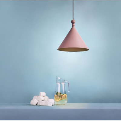 Pink pendant lamp KONKO MONO Dirty Pink 45cm LOFTLIGHT