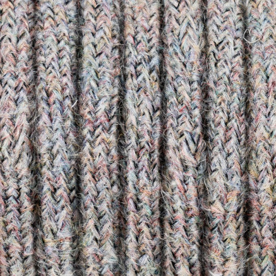 Colorful braided cable M02 Barbara coral two-core 2x0.75