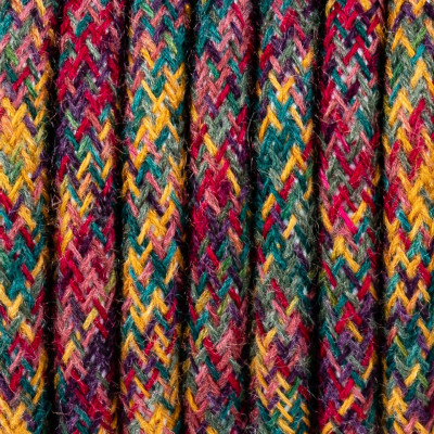 Colourful mohair cable M06 Wanda two-core 2x0.75 Kolorowe Kable