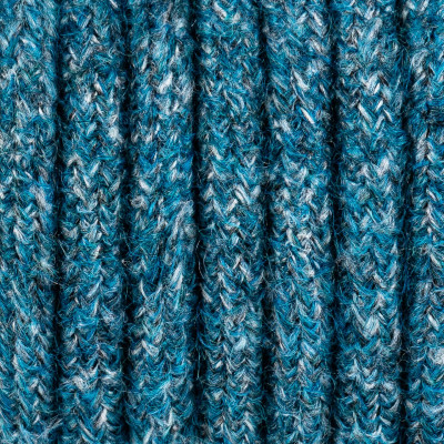 Niebieski kabel w oplocie moherowym M09 Ludwina dwużyłowy 2x0.75 Kolorowe Kable