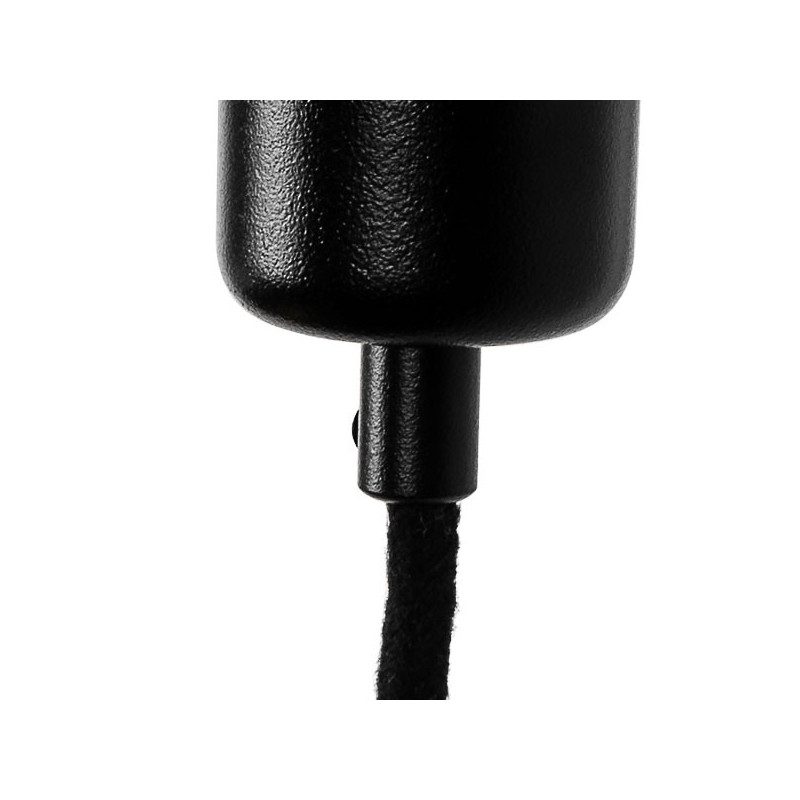 Cable protection, black metal cable lock, strain relief Kolorowe Kable