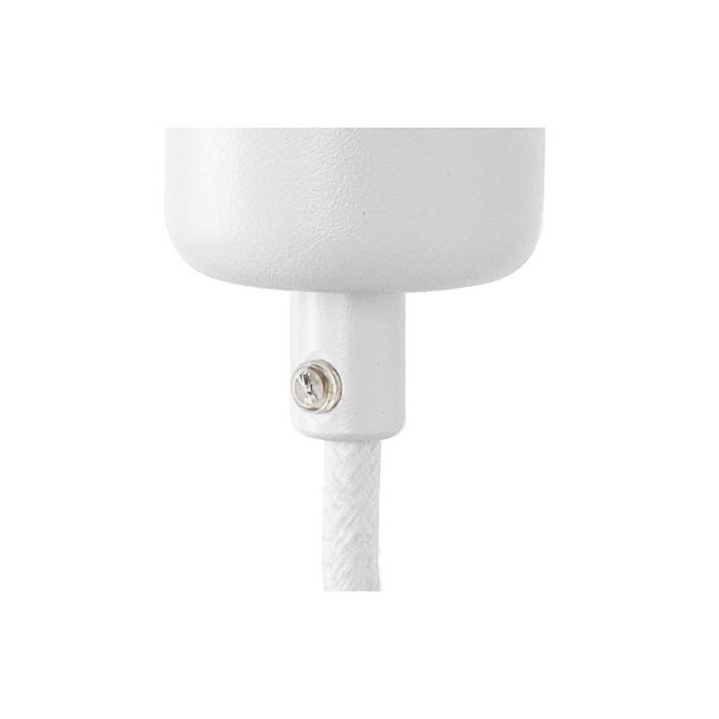 Cable protection, white metal cable lock, strain relief Kolorowe Kable