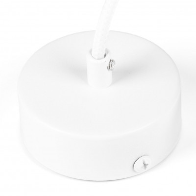 Cable protection, white metal cable lock, strain relief Kolorowe Kable